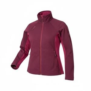 Mammut Women’s Softshell Jacket Berry Pink Size S Outdoorcore Hiking Gorpcore